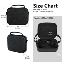 Borsa portaoggetti in EVA per DJI Osmo Mobile 8, organizer portatile antiurto con tracolla, inserto in schiuma e tasca in rete - Produzione di fabbrica