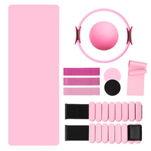Nhà Máy Bán Buôn Giá Pilates Phụ Kiện Cho Phụ Nữ Yoga Bóng Vải Ban Nhạc Kháng Ma Thuật Vòng Tròn Yoga Vòng Pilates Vòng Kit - Product Image 4