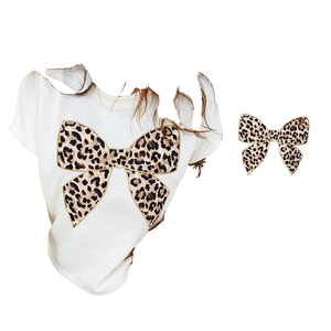 Camiseta de Mujer con Estampado de Lazo Rosa, 100% Algodón, 180 Gramos, Económica, Informal, Tejido de Punto Anti-Pilling, Cuello Redondo, Manga Corta - Product Image 1