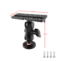 Soporte Universal Giratorio 360° para Sonda de Pesca Yak Outdoors, Guía para Cañas de Pescar, ABS Duradero, Ecológico, Soporte para Chartplotter GPS Marino
