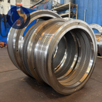 Nouvelle Matrice Annulaire en Acier Inoxydable X46Cr13, Direct Usine, Capacité 8 Ton/H, Haute Productivité pour Machine à Granulés Mini-Granulateur Maxima 360