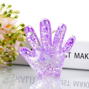 ของเล่นบีบคลายเครียดเนื้อนุ่มสีทองปาล์มผสมมอลโทส - Product Image 2