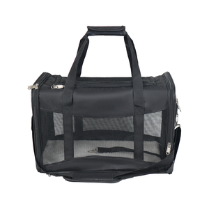 Bolsa de viaje para mascotas Portador extensible para perros Aprobado por la aerolínea Portador plegable para gatos Lateral suave extra espacioso - Product Image 2