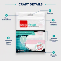 Sacs refermables en PET/PE de qualité alimentaire, résistants à l'humidité, recyclables, avec fenêtre transparente et impression en gravure pour l'emballage de cartes de jeu