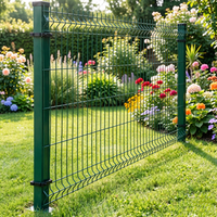 Clôture de jardin en treillis soudé galvanisé 3D courbé, prix usine, vente chaude