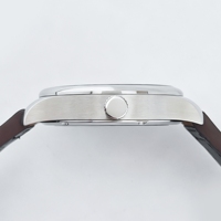 Montre squelette vintage de haute qualité 40,6 mm avec mouvement mécanique Seagull ST3600, boîtier en acier inoxydable et logo personnalisé