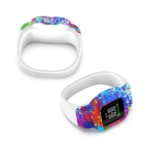 Trẻ em mềm Silicone Watchband trẻ em không có khóa dây đeo cổ tay màu tinh khiết/in ấn thể thao ban nhạc cho <span class=keywords><strong>Garmin</strong></span> <span class=keywords><strong>Vivofit</strong></span> <span class=keywords><strong>JR</strong></span> 3 garminfit jr3 - Product Image 4