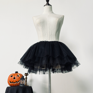 Jupe à enfiler en tulle gonflée Crinoline confortable pour femmes <span class=keywords><strong>jupon</strong></span> extensible doux <span class=keywords><strong>sous</strong></span>-jupe pour les fêtes de mariage caractéristiques à volants - Product Image 4