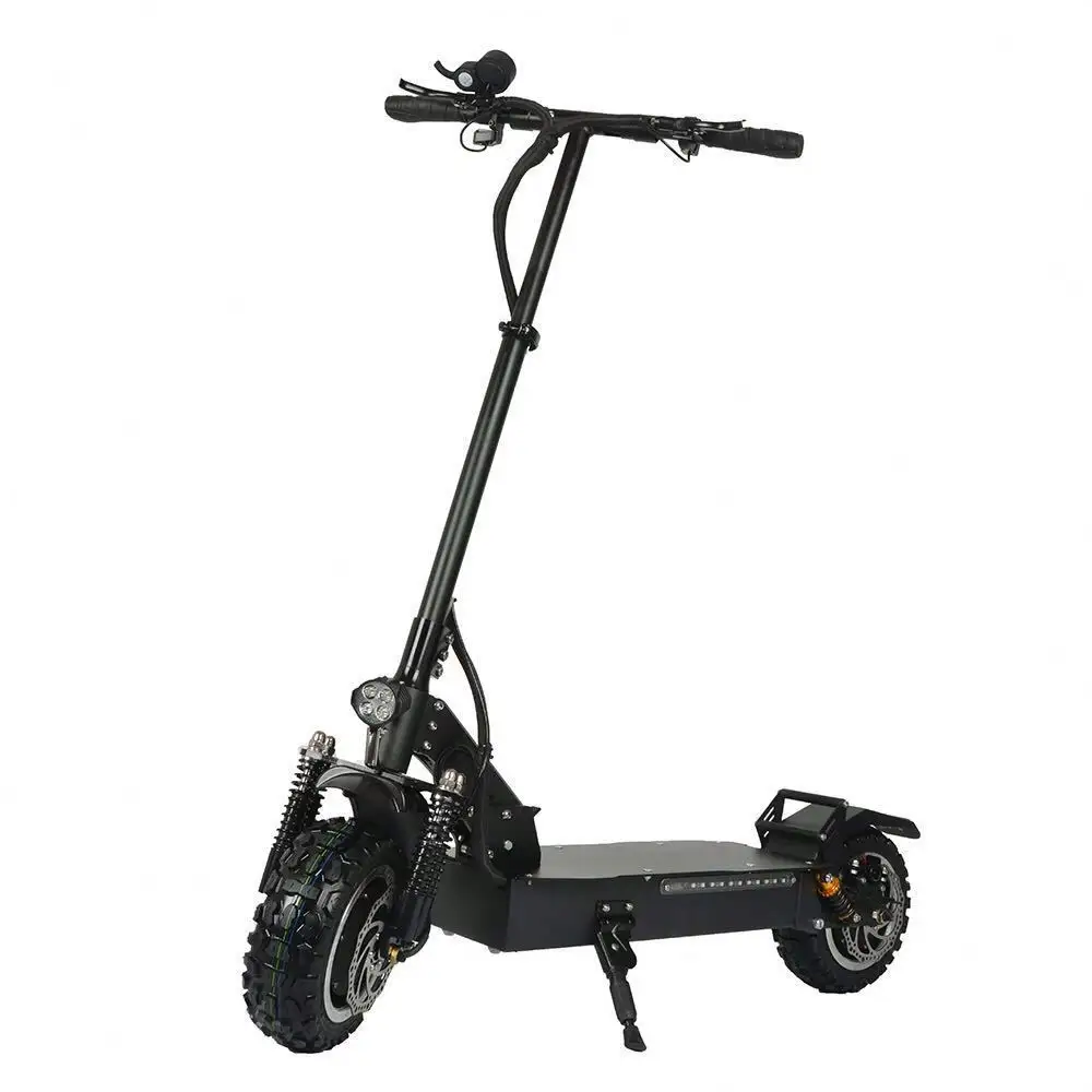High Speed 80 Km/H 11 Inch Off-Road Tire 60V 1200W * 2 Dual Motor Electric Scooter For Adult