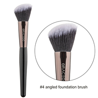 Gracedo – Nouvelle brosse à raser professionnelle en bois, poils synthétiques, 15 pièces, gris, végane, personnalisable, marque privée, vente en gros