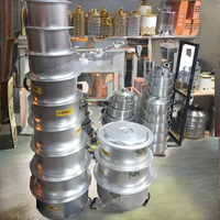 Set Peralatan Masak dari Paduan Aluminium Ekstra Tebal dengan Panci dan Wajan Serbaguna untuk Kompor Gas dan Induksi Desain Klasik