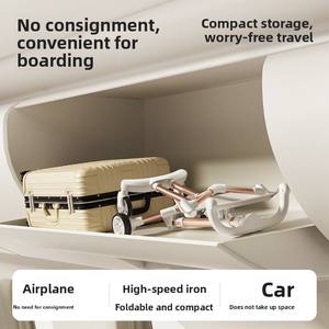 चीनी निर्माता लक्जरी ट्रैवल ट्रॉली 4 पहियों को मोड़ने वाले एंटी-रोलोवर डिजाइन के साथ - Product Image 5