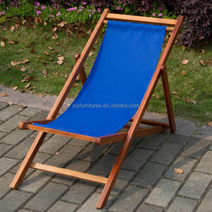 Silla de Playa Plegable de Madera de una Sola Plaza - Product Image 2
