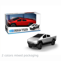 Voiture télécommandée 27 MHz argent/rouge pour enfants, camion de course excitant, voiture RC de drift haute vitesse avec lumières, jouet pour garçons, cadeau
