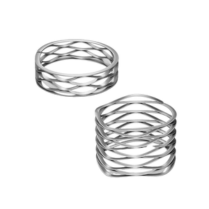 Dạng sóng tùy chỉnh, Đầu phẳng, nhiều lớp, lò xo sóng xếp chồng - Product Image 2