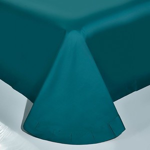 Juego de Edredón de Algodón 100% OEM, Funda de Edredón con Bordado Verde, Juego de Ropa de Cama de Lujo con Sábana Plana, 400 Hilos, Estilo Chino, Queen/King - Product Image 6
