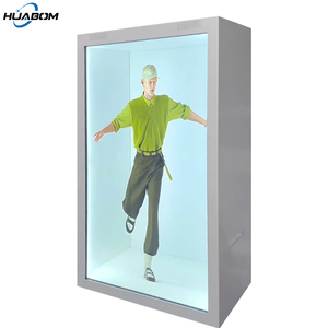 Trong nhà xem qua LCD sản phẩm quảng cáo truy cập <span class=keywords><strong>Showcase</strong></span> trong suốt 3D hiển thị đứng hộp màn hình cảm ứng LCD hiển thị tủ - Product Image 5