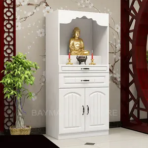 Offering table buddha bodhisattva statue altar cabinet shrine for living room