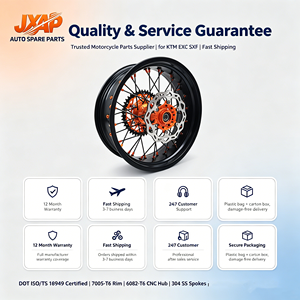 <span class=keywords><strong>Ruedas</strong></span> Supermoto de 17 Pulgadas, Juego Completo de <span class=keywords><strong>Ruedas</strong></span> y Llantas para Motocross <span class=keywords><strong>KTM</strong></span> CRF YZ DRZ 125 450 - Product Image 6