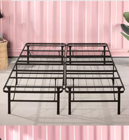 Cadre de lit en métal de luxe moderne de taille unique de haute qualité Camas de métal démontées pour meubles de chambre à coucher de maison ou d'hôtel