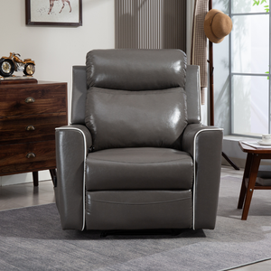 Fauteuil inclinable moderne et réglable avec fonction massage, revêtement en tissu, structure pour siège de cinéma, usage occasionnel - Product Image 2