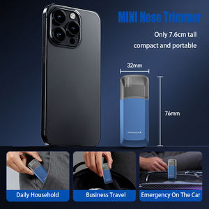 Tondeuse à <span class=keywords><strong>poils</strong></span> d'<span class=keywords><strong>oreilles</strong></span> et de <span class=keywords><strong>nez</strong></span> Komingdon pour hommes et femmes, <span class=keywords><strong>rechargeable</strong></span> par USB, portable, <span class=keywords><strong>coupe</strong></span> plus douce, mini rasoir de voyage - Product Image 5