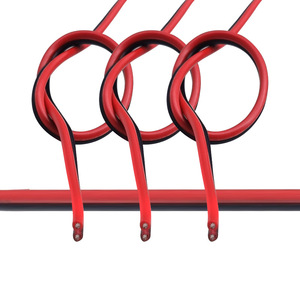 สายไฟแบนสีแดงดำขนาด 20 AWG ทองแดงเคลือบดีบุก ฉนวน PVC ขนาด 2x0.5 มม. สำหรับอุปกรณ์อิเล็กทรอนิกส์ - Product Image 3