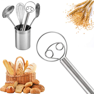 Vente chaude En Acier Inoxydable Néerlandais Pain Pâte <span class=keywords><strong>Fouet</strong></span> Outils De Cuisson <span class=keywords><strong>pour</strong></span> Pain Pizza Gâteau Pâtisserie Alimentaire - Product Image 5