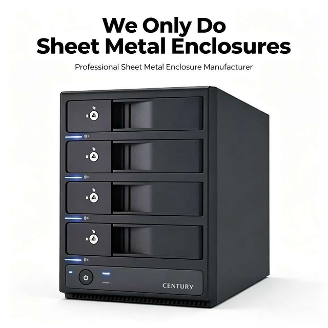Hot Swap Backplane HDD Enclosure Stainless Steel NAS Case Sheet Metal Fabrication Customized Industrial Use