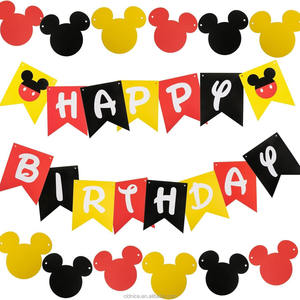 Bonitos Adornos Temáticos <span class=keywords><strong>de</strong></span> Ratón para Fiestas <span class=keywords><strong>de</strong></span> Cumpleaños Infantiles y Halloween, Decoración para Pasteles, Pancarta <span class=keywords><strong>de</strong></span> Cumpleaños, Globos <span class=keywords><strong>de</strong></span> Látex <span class=keywords><strong>de</strong></span> <span class=keywords><strong>Mickey</strong></span> y Minnie - Product Image 3