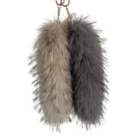 Pendentif queue de raton laveur en fourrure, design original, porte-clés, breloque, ornement de sac en peluche, accessoire de performance cosplay