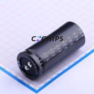 ตัวเก็บประจุอิเล็กโทรไลต์อะลูมิเนียมแบบ Snap-in รุ่น LS-392M2D--A3580 ชนิด Through hole (THT) ขนาด D35xL80 มม. 3900uF 20% 200V ขา 10 มม. - Product Image 1