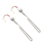 Chauffe-eau électrique immergé en acier inoxydable étanche LiYuan 12V 24V 100W 150W 200W 250W