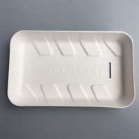Support de téléphone portable en pulpe blanche pressée à froid, écologique, avec doublure intérieure en pulpe biodégradable