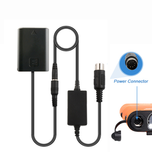Interface d'alimentation de la lampe Flash mâle vers un câble cc de 5.5x2.5mm + coupleur cc AC-PW20 FW50 pour <span class=keywords><strong>Sony</strong></span> <span class=keywords><strong>Alpha</strong></span> 7 a7 a7II <span class=keywords><strong>a7R</strong></span> A3000 A5000 ZV-E10 - Product Image 1