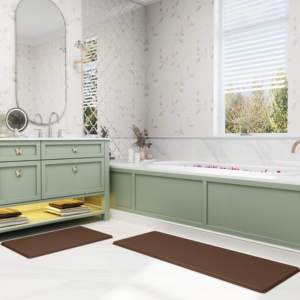 Alfombrilla gruesa <span class=keywords><strong>y</strong></span> acolchada para escritorio, de espuma viscoelástica ergonómica, antideslizante e impermeable, para oficina <span class=keywords><strong>y</strong></span> hogar, antifatiga. - Product Image 5