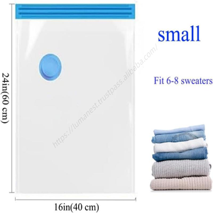 Ensemble de sacs de rangement sous vide écologiques pour vêtements avec pompe, vente en gros - Product Image 3