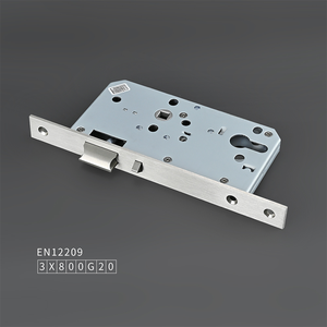 Serrure <span class=keywords><strong>de</strong></span> <span class=keywords><strong>porte</strong></span> <span class=keywords><strong>de</strong></span> classe européenne ignifugée 55/60 mm EN12209 en acier inoxydable SS304, serrure à mortaise pour école et <span class=keywords><strong>porte</strong></span> publique - Product Image 3