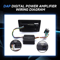 Amplificateur audio DSP pour voiture, compatible avec la connexion à la machine Android d'origine pour ajuster le DSP, USB 16 broches HIFI