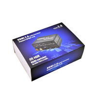 Adaptateur HDMI vers HDMI avec extracteur audio 7.1, 4K 60Hz YUV 4:4:4 HDR HDMI 2.0 vers optique RCA L/R 3.5mm Toslink SPDIF Audio