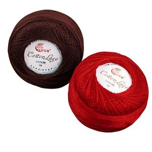 8 #   Hilo de encaje teñido 100% algodón puro, antipilling, hilo de fantasía, kit de material para tejer a mano, venta al por mayor del fabricante - Product Image 2