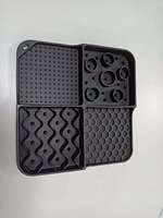 Coussin de léchage en silicone de qualité alimentaire deux-en-un mangeoire pour chien mangeoire lente accessoires pour chiens fournitures pour animaux de compagnie tapis de léchage pour chien