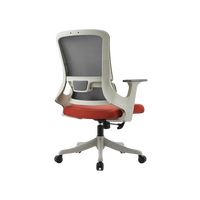 Fourniture d'usine de mobilier de bureau moderne, chaise de bureau ergonomique à mi-dossier réglable en maille