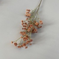 Fleurs artificielles séchées douces au toucher pour mariage et Saint-Valentin, gypsophile vintage, décoration florale intérieure pour hôtel et maison, automne