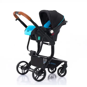 Cochecito Multifuncional Fangzhuo <span class=keywords><strong>para</strong></span> Asiento de Coche, Cesta de Viaje <span class=keywords><strong>para</strong></span> Bebé, Marco Portátil de Una Mano - Product Image 1