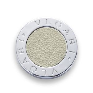 Debossed Logo Dual Side Rolling Type Small Round <b>Compact</b> Pocket <b>Mirror</b> With PU Pouch - Product Image 3