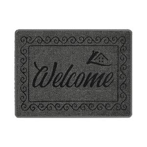 Tapis de bienvenue rectangulaire pour l'extérieur, résistant aux taches, en fibre de polyester, pour entrée - Product Image 5