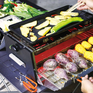 Horno de barbacoa de aluminio de fabricante <span class=keywords><strong>profesional</strong></span>, caja para quemar/hornear sin humo, estufa de Gas para acampar de bajo precio, butano, propano licuado - Product Image 3