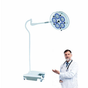IN-L104 Lámpara Quirúrgica LED Vertical Portátil para Hospital, Equipo Veterinario, Luz de Operación Móvil Portátil, Luces de Quirófano - Product Image 6
