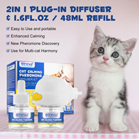 Kit de recharge diffuseur de phéromones apaisantes pour chats, anti-stress, sûr, avec logo personnalisé, 2 packs, pour soulager l'anxiété de séparation - Fournisseur d'articles pour animaux de compagnie